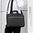 Business Briefcase School Laptop Bag  Shoulder Bags Waterproof 15 6-in Notebook