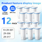 12-pack Zero Water Filter Replacement 5-stage  Fit Zr-001 Zr-004 Zr-017 Pitcher