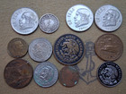 Old World Foreign Coin Lot 12 Coins Mexico -  50917-9