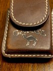 Vintage 1990 s Leather Camel Cigarettes Zippo Lighter Belt Holster - Euc
