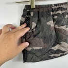 J Crew Crew Cuts Skirt Puffer Quilted Girls Size 3t Green Camo Pockets Elastic