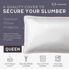 100  Cotton Sateen Pillow Protector Cover - Pair Pillow Cover - 500 Thread Queen