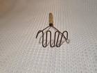 Vintage Antique Potato Vegetable Masher Wood Handle Kitchen Tool