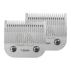 2 Packs 0a Detachable Replacement Ceramic Blades compatible With Andis oster    