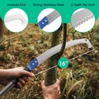 Pole Saw  Manual Pole Saw With 6 5ft Extension Rod For High Branches Tree Tri   