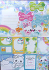Kyowa Kira Kawaii Animal A6 Large Memo Pad Made In Japan Rabbit Bear