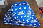 Bud Light Beer Cowboy Hat One Size Fits Most Adults Blue And White Hat