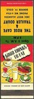 Colorful Vintage   The Rose Cafe   Trailer Court   Matchcover Denver Colorado Co