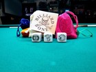 Billiard Bones        Free Shipping Billiards Dice Game Accessory For Pool Cue Case