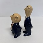 Vintage Piels Beer Burt   Harry Ceramic Salt Pepper Shakers 1950   s Euc