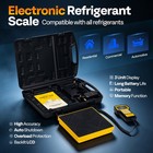 Hvac Refrigerant Scale W  Separate Auto-dosing Charge Valve 220 Lb Freon Scale