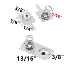 Cutelec 12pairs Battery Springs Aaa Negative To Positive