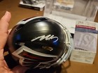 Riddell Atlanta Falcons Michael Vick Autographed Signed Mini Helmet Jsa