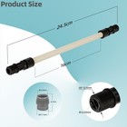 Mccp202 Pump Tubes Replacement For Tube  2  0-100 Psi   0-6 9 Bar  Black
