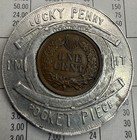 1901 Pan-american Expo Buffalo Ny - Lucky Penny Indian Head Encased Cent Xf au