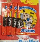 Vintage 1986 Topps Garbage Pail Kids 6th Series Wax Packs Lot Of Four Sealed