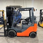 2020 Toyota 8fgcu20 4000lb Used Forklift Lp Gas Quad Mast Sideshift 7644 Hours