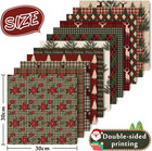 24 Pack Christmas Pattern Paper 30x30cm Woodland Merry Christmas Scrapbook Paper