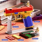 Building Block Toy Gun Sig17 Soft Bullet Shell Throwing Diy Model Kit Boys Adult