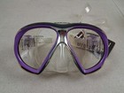 Atomic Aquatics Subframe Mask Black purple Medium Fit Dive Mask 04-0329-00