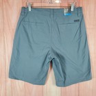Columbia Washed Out Chino Shorts Mens 32 Gray Cotton Logo Easy Fit Everyday Wear