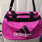 Adidas Diablo Small Duffel Bag W  Strap Intense Hot Pink black  One Size Great