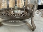 Melior 12 Cup French Press Nickel Plated Plunger Coffee Maker Paris France 1950s
