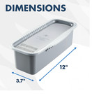 Microwave Pasta Cooker With Portioning Tool Makes Pastas   Spaghetti In Minutes
