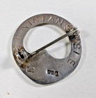 Scottish Shetland Silver St  Ninians Isle Brooch Edinburgh 1975