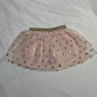 Disney Jumping Beans Minnie Mouse 3t Pink gold Tulle Skirt   Shorts 2pc Set