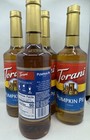Torani Pumpkin Pie Syrup 4 Pack 25 4 Fl Oz Each Coffee Latte Cocktail Flavor