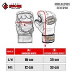 Farabi Mma Grappling Gloves Punching Cage Fight Glove Kickboxing Sparring Gloves