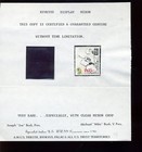 Ryukyu Islands Scott 98 Display Mihon Mint Stamp With Bush Cert    rare   