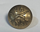 Indian War   Spanish-american War Era Nj National Guard Brass Buttons     Hostmann