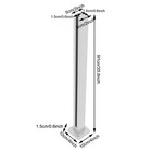 Glass Railing Post 304 Stainless Steel 91cm Mid Post Balustrade For Balcony Deck