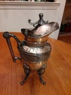 Rare Antique Simpson Hall Miller  Co Quadruple  Syrup  Pitcher 8  T