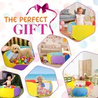 Eocolz Kids Ball Pit Large Pop Up Toddler Pits 1m Blue Yellow Red Green 