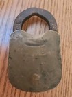 Vintage Brass Motor Padlock Lock No  Key