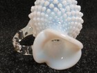 Vintage Fenton Art Glass Opalescent Hobnail Cruet With Matching Stopper