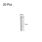 20 Pcs 304 Stainless Steel 5mm X 18mm Dowel Pin For Metal Devices Silver Tone