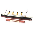 1 Pcs 1 1250 Diecast Titanic Cruise Ship Boats Boat Alloy Model Static Display