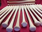 34 Inch Unfinished Wood Baseball Bat  Blemished Bat