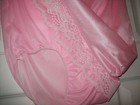 Pink Tricot Slip   Panty Combo - Men   Women   28-44 Waist   Slip Length 22    