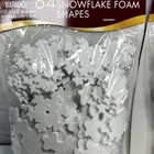2 Packs 64 Ct Foam Snowflakes   60ct Reindeer - 188 Total Craft Shapes Christmas