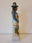 Lionstone Whiskey Ceramic Decanter 1969 Vintage 14  Proud Indian Empty