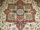 9x12 Heriz Serapi Lovely Design Vegetable Dye Handmade-knotted Wool Rug 585030