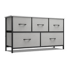 Chest Of Drawer 5 Drawer Dresser Fabric Clothes Storage Organizer Bedroom Closet