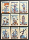 Travelstamps  Russia Matchbox Labels - Historical Dates In History - Set Of 9