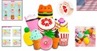Jumbo Squishy Toys Set - 9 Pack Stress Relief Squeeze Toy