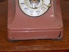 Vintage Western Electric Pink Telephone Damaged With Cracks